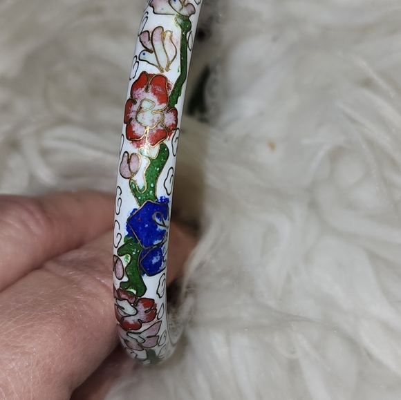 Vintage Cloisinée‎ bangle - Picture 3 of 8